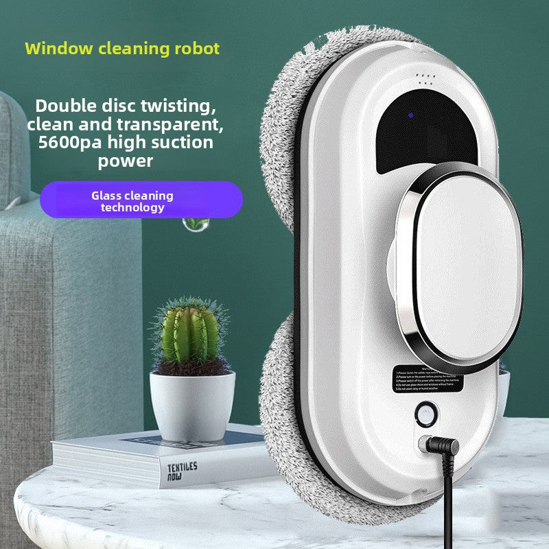Automatic Window Cleaning Robot with Water Spray