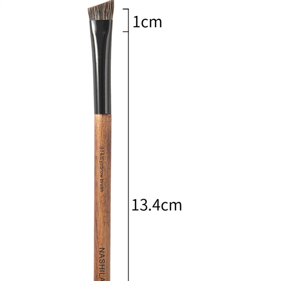 14-Piece Wooden Handle Makeup Brush Set