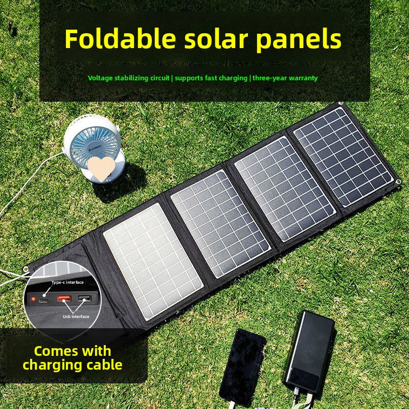 Monocrystalline Solar Charger Panel with Fast Charging