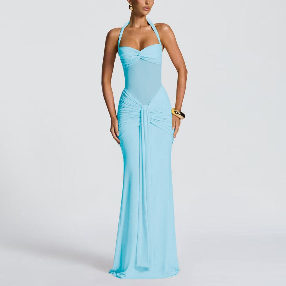 Elegant Halter Neck Bodycon Dress