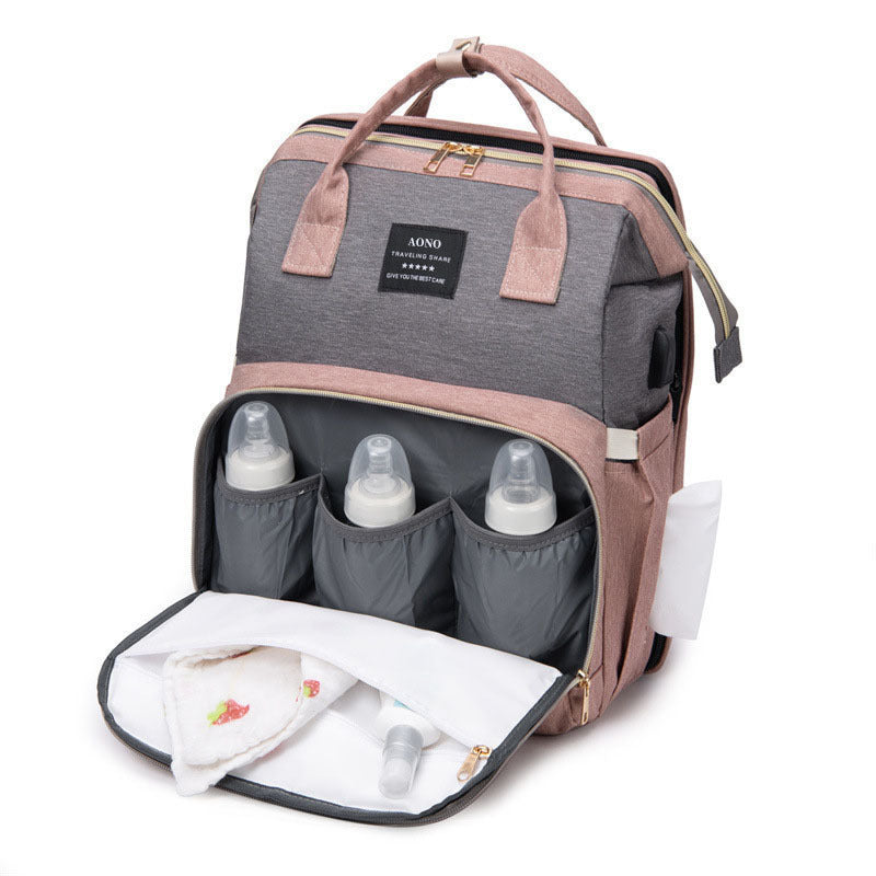 Water-Repellent Diaper Bag Backpack