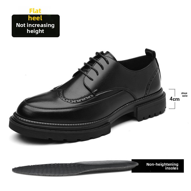 Inner Height Increase of 9cm Casual Groom Wedding Shoes