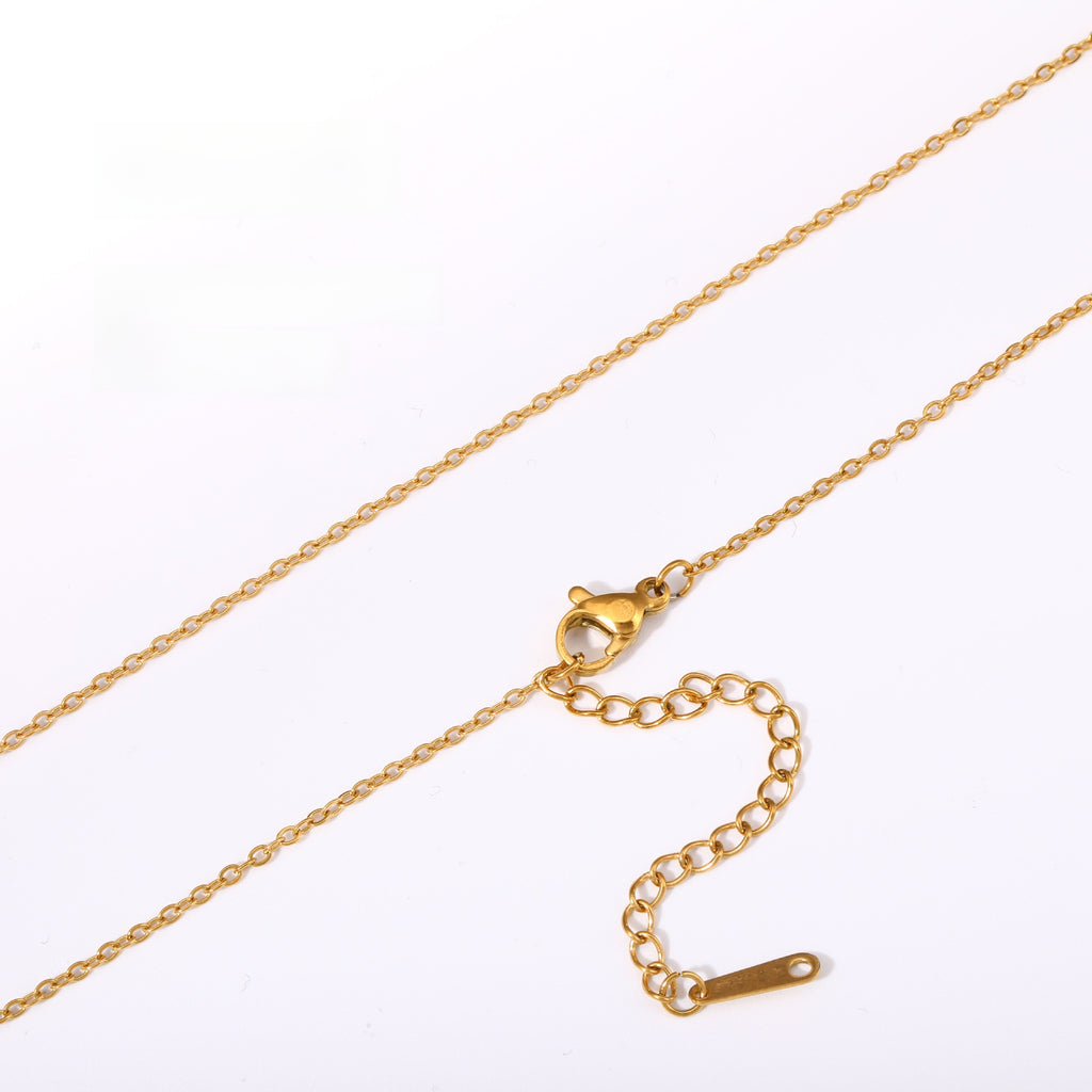 Versatile Braided Chain and Blade Necklace