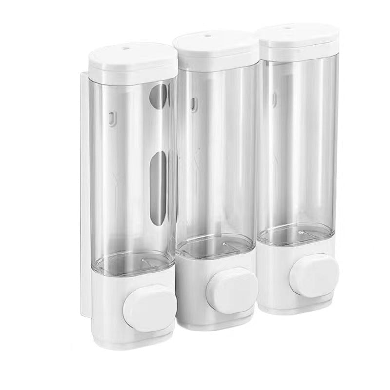 Wall Mounted Three Head Manual Soap Dispenser