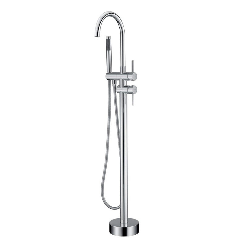 Freestanding Brass Bathtub Faucet with Shower