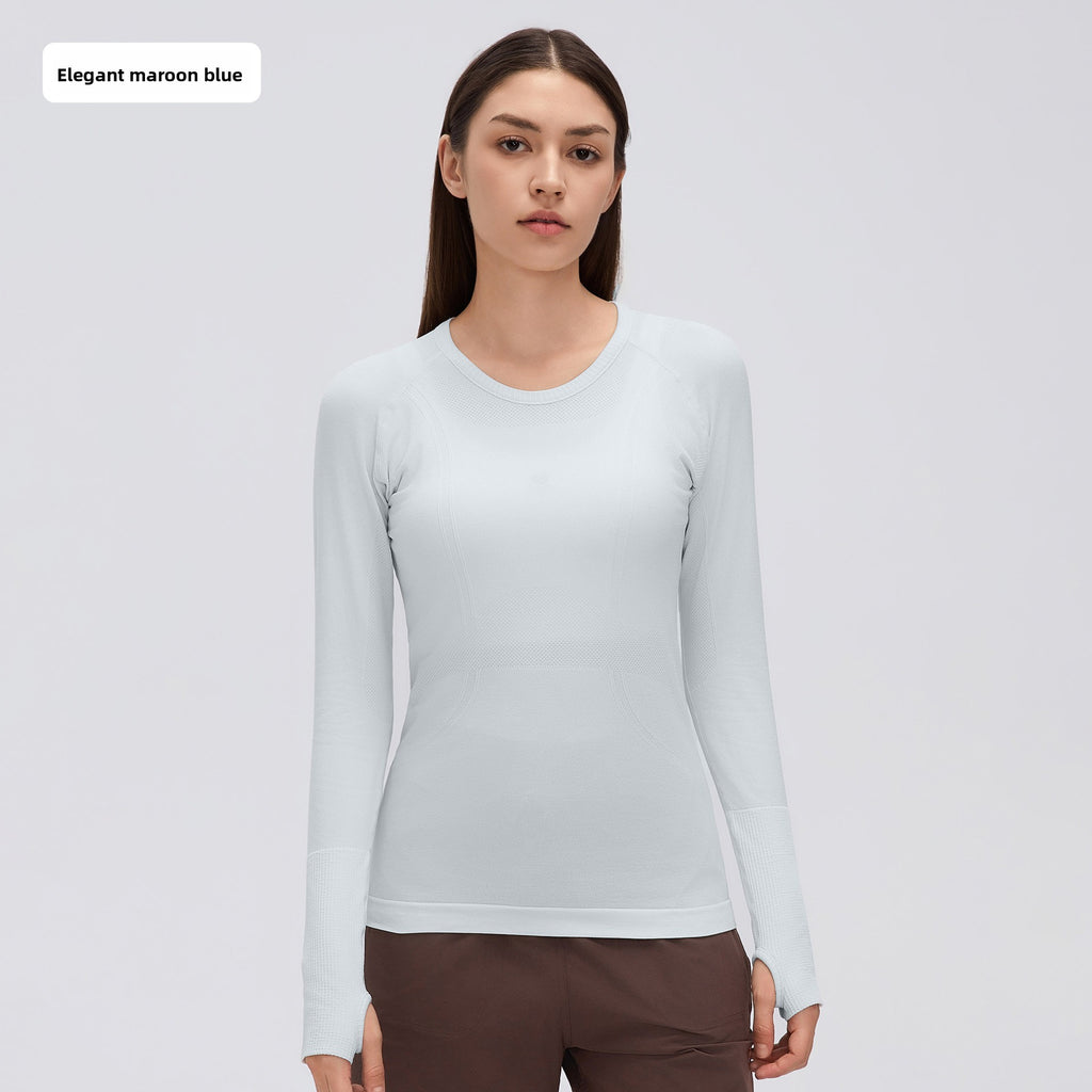 Seamless yoga top