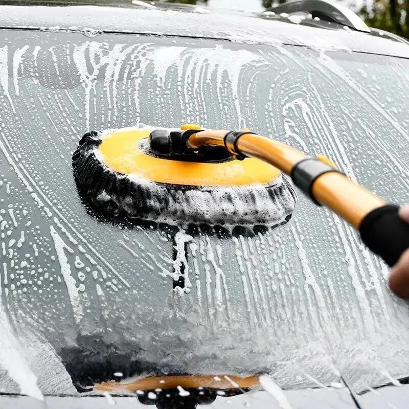 Telescopic Car Cleaning Brush with Chenille Head