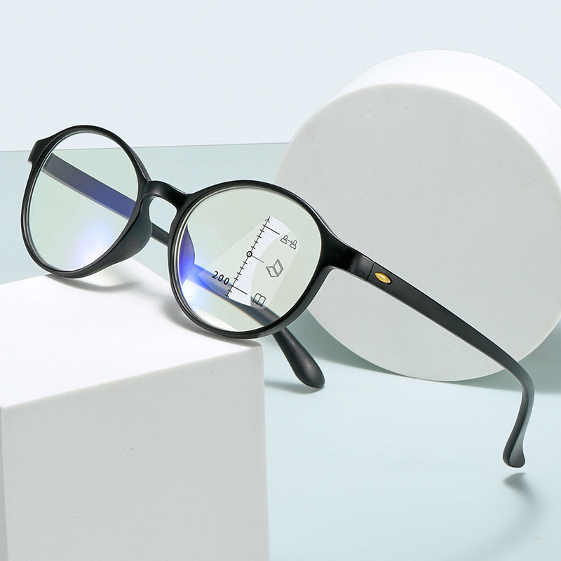 Progressive Multifocal Anti-Blue Light Reading Glasses