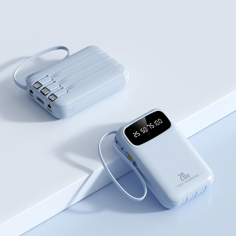 Portable 20000mAh Power Bank with Digital Display