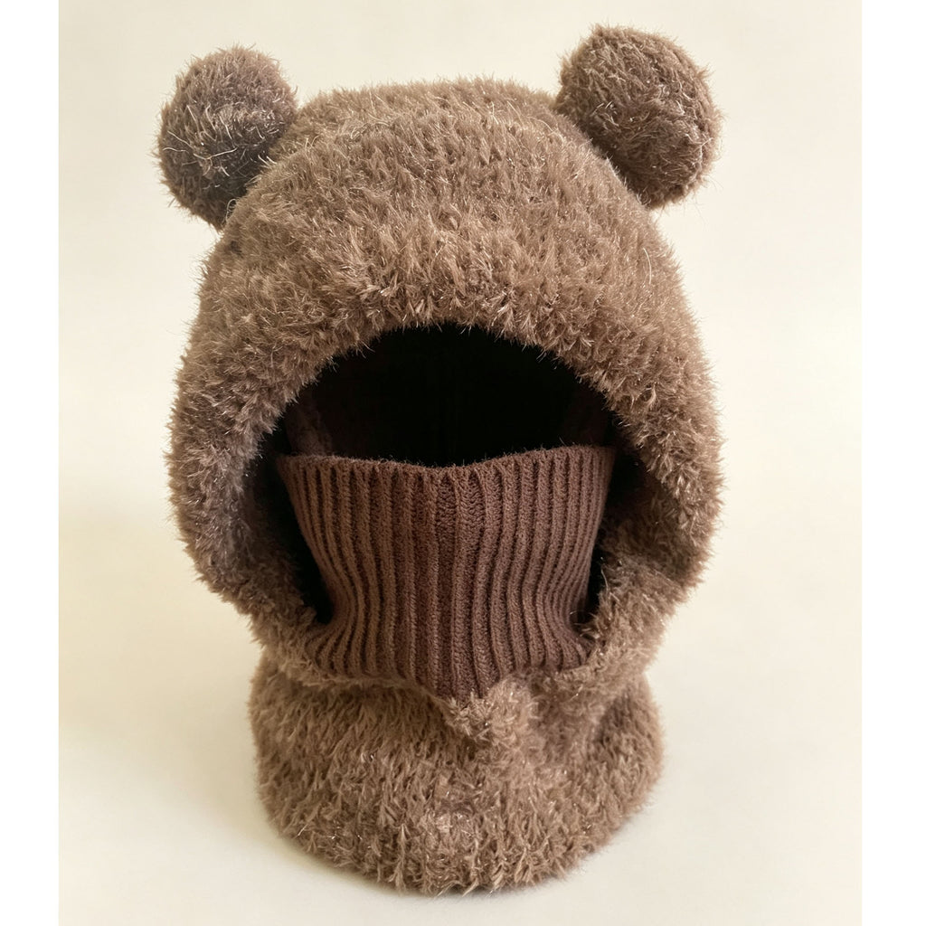 Fluffy Knitted Beanie for Women