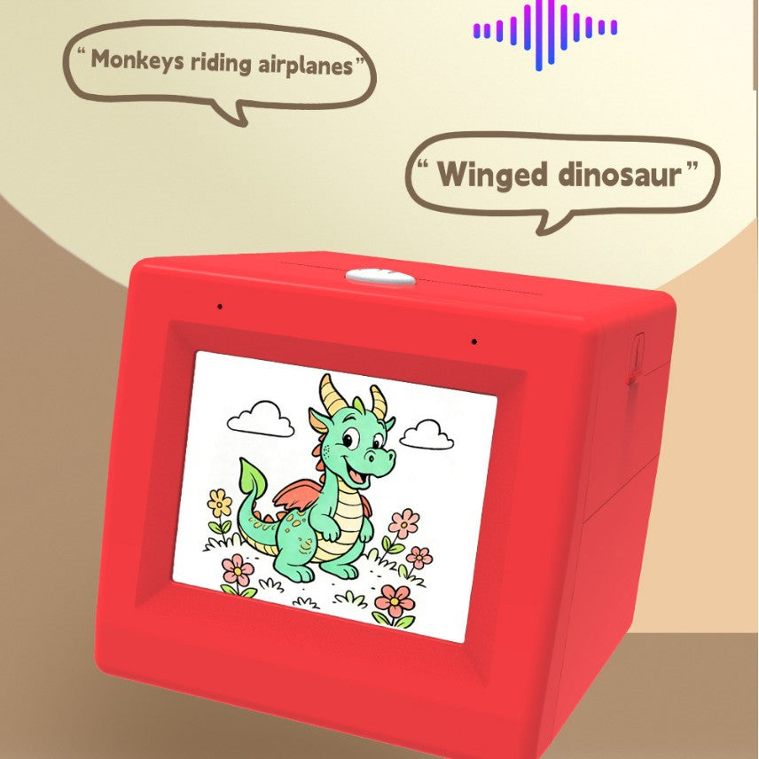 Mini Thermal Printer Voice Interactive Pocket Wrong Photo Printing