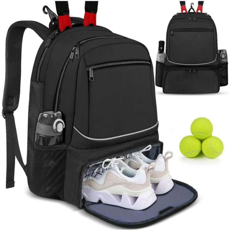 Sports Racket Backpack with Shoe Compartment