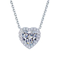 Sterling Silver Heart Pendant Necklace