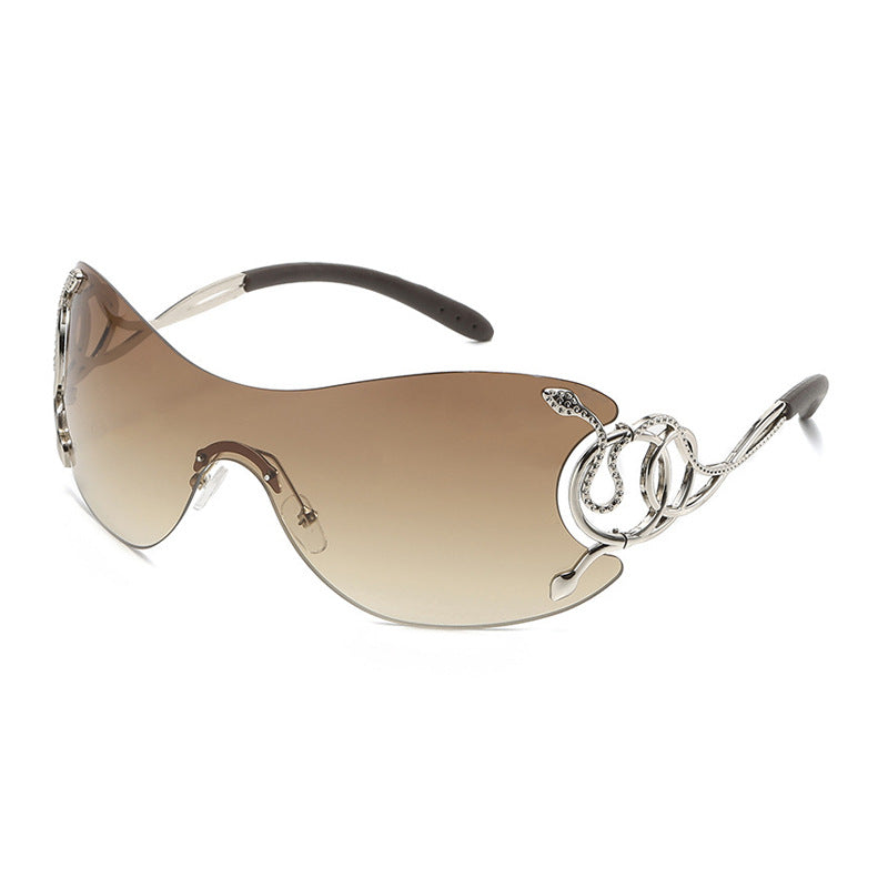 Frameless Snake Legs Sunglasses