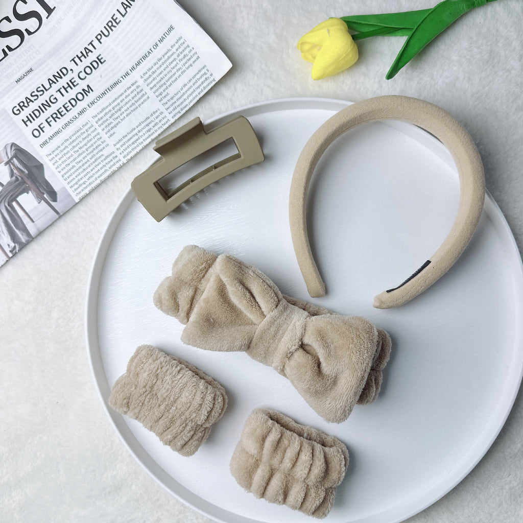 Soft Fabric Hair Accessories Set