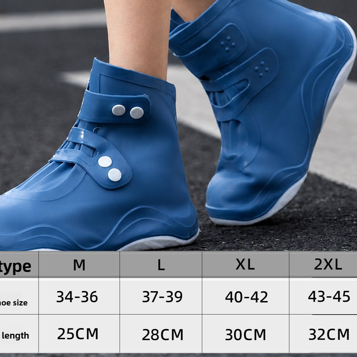 Waterproof Shoe Covers Anti-Slip Rain Boots