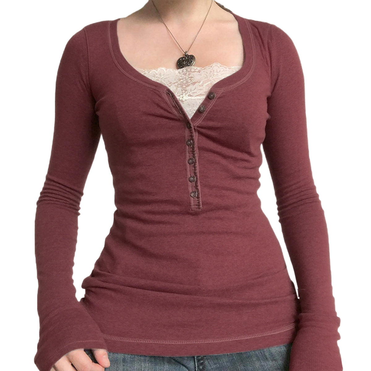 French Style Knitted Lace Top