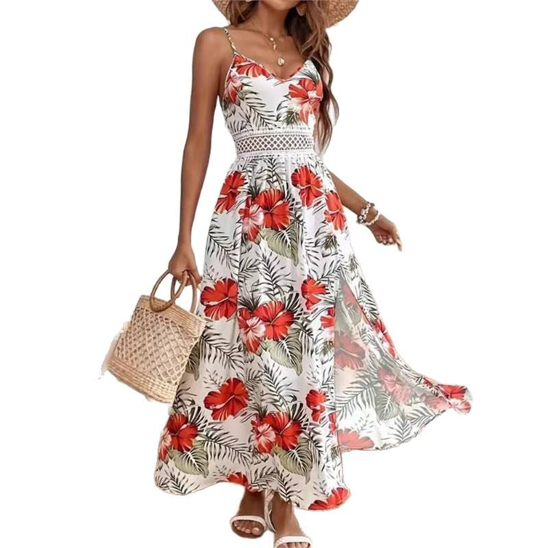 Floral Print Sleeveless Dress