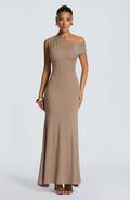 Off-shoulder elegant evening dress