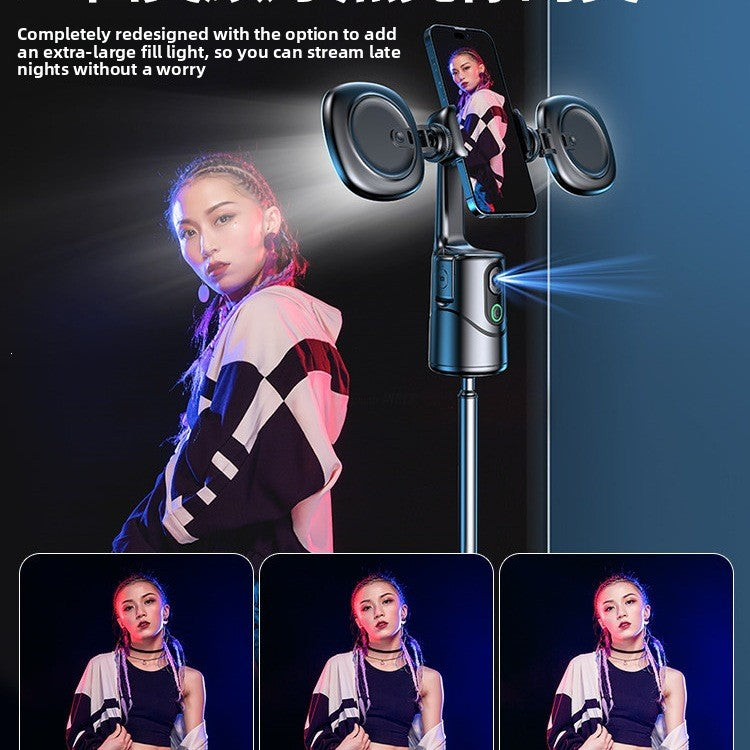360� Rotating Bluetooth Selfie Stick Tripod with Face Tracking