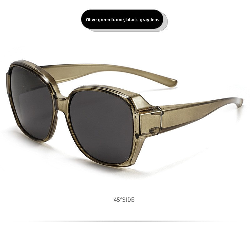 Polarized UV Protection TR90 Square Frame Sunglasses