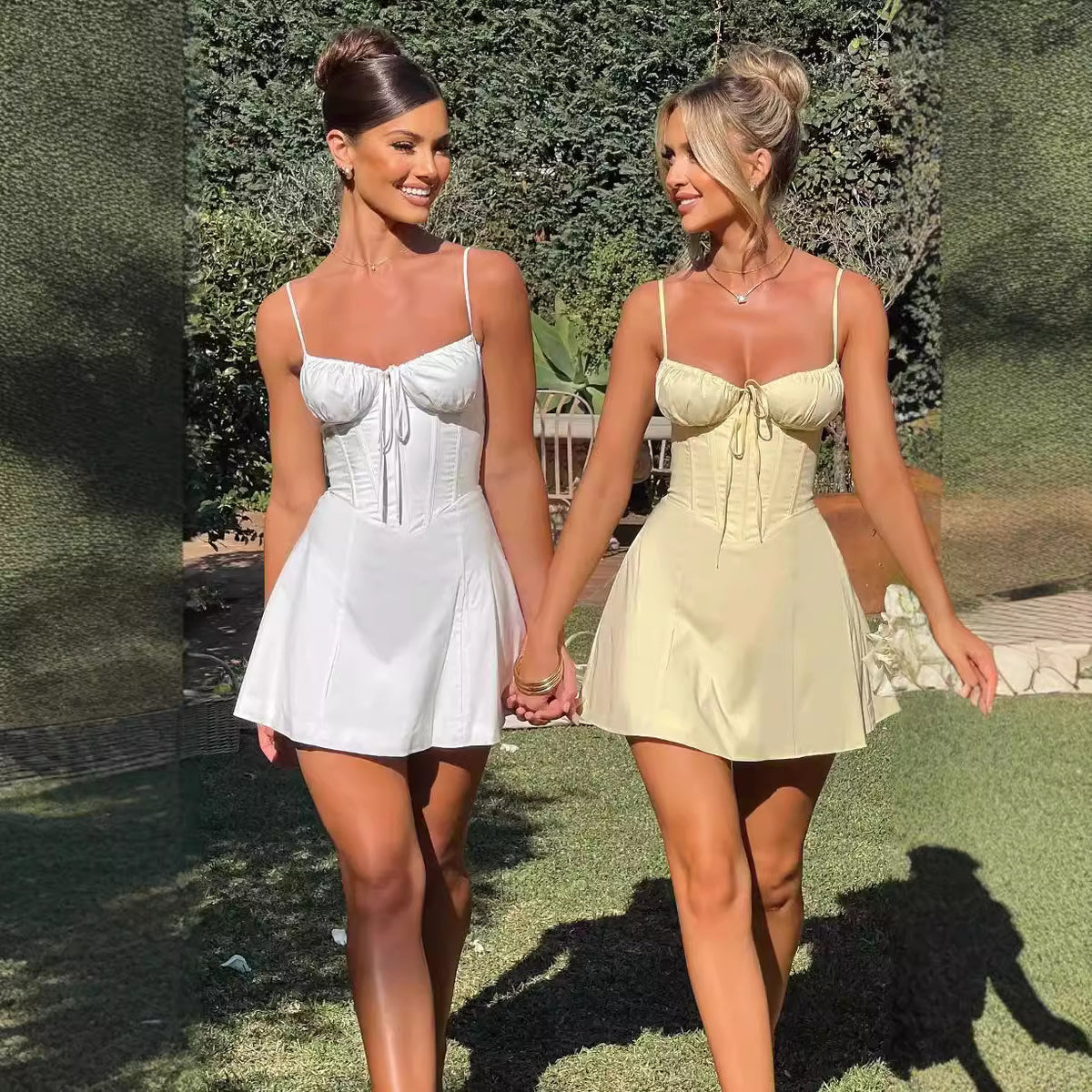 French Style Sling Corset Dress