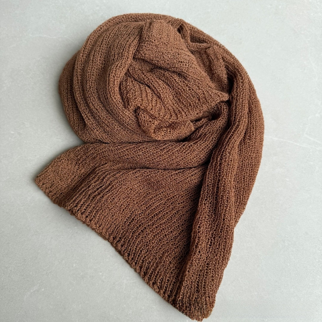 Cutout Knit Shawl