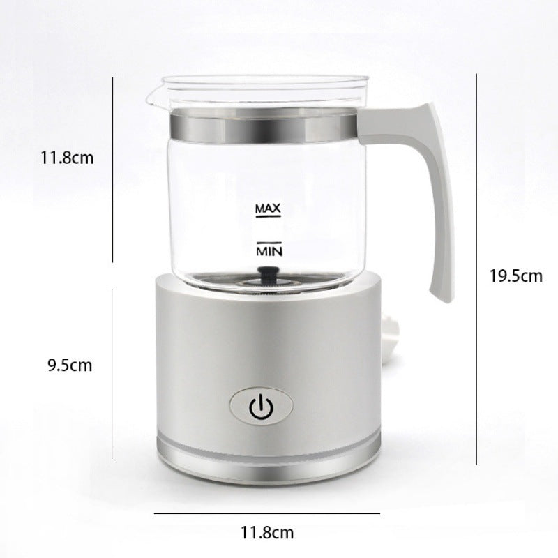 Hot and cold milk frother