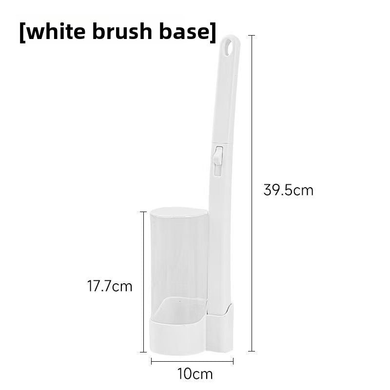 Disposable Toilet Brush Set with Wall Mount Holder