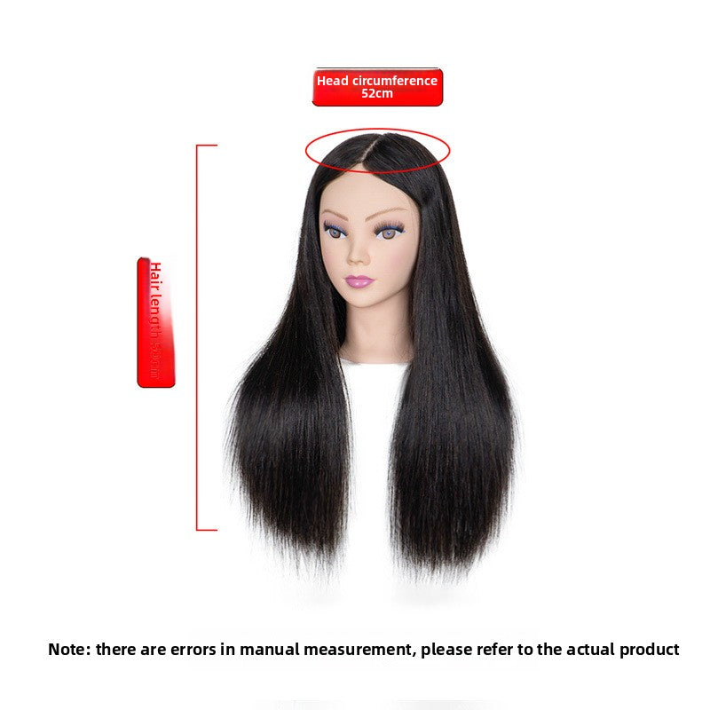 Human Hair Styling Mannequin Head with Shoulder