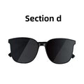 Classic Square Sunglasses with UV Protection