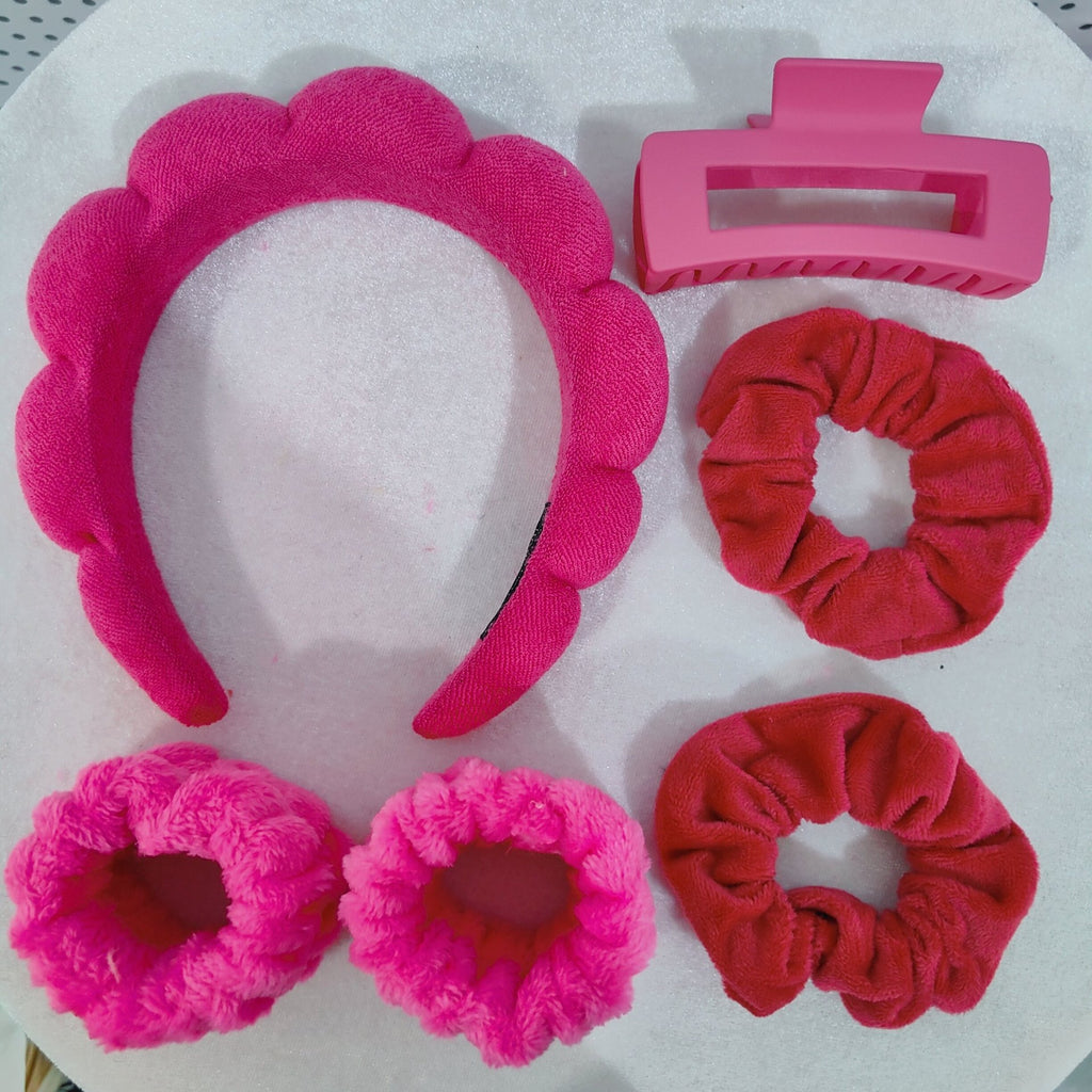 Soft Fabric Hair Accessories Set