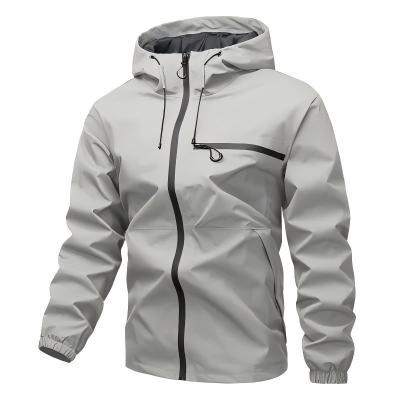 Hooded loose-fitting jacket