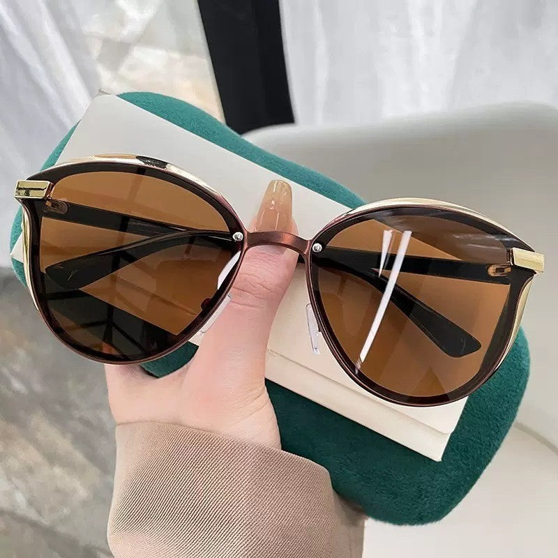 Women Vintage Cat Eye Sunglasses UV400 Protection
