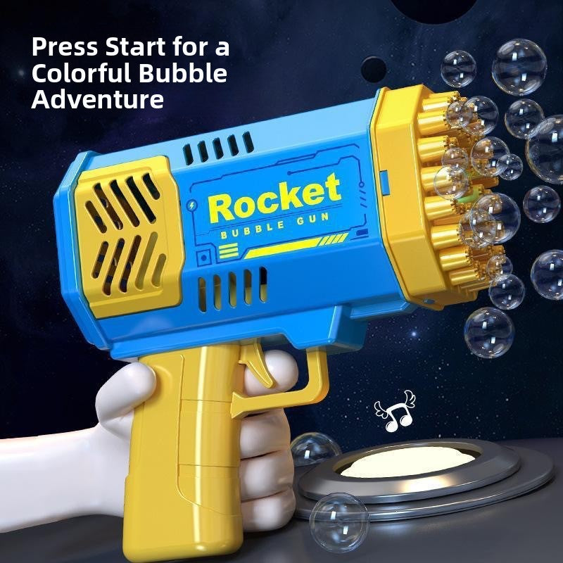 Electric Handheld Bubble Gun with Lights