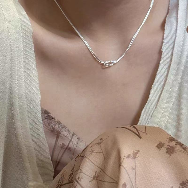 Niche Design Titanium Steel Necklace