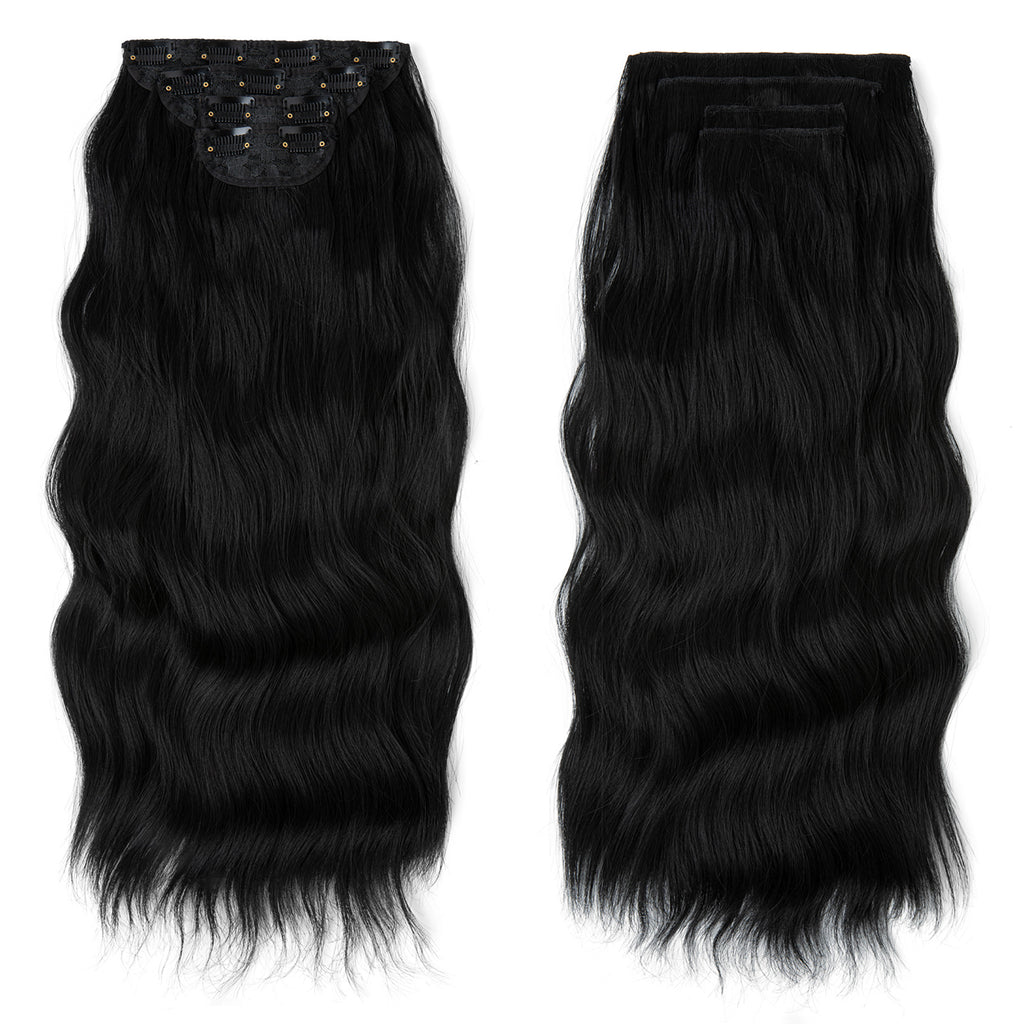 Long curly hair extensions