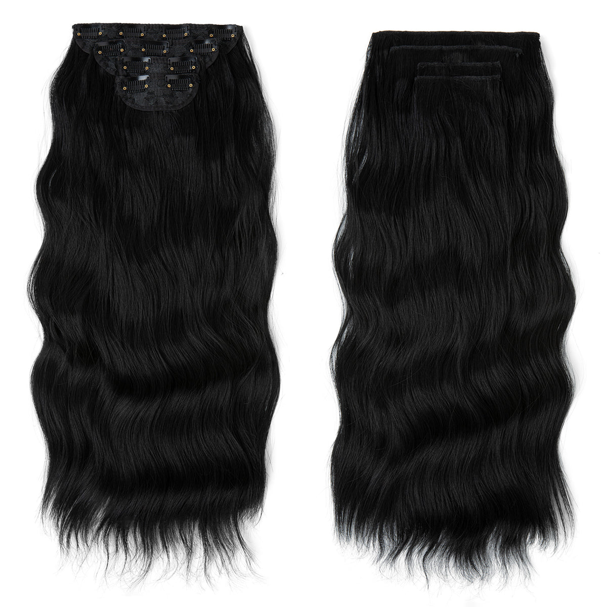 Long curly hair extensions