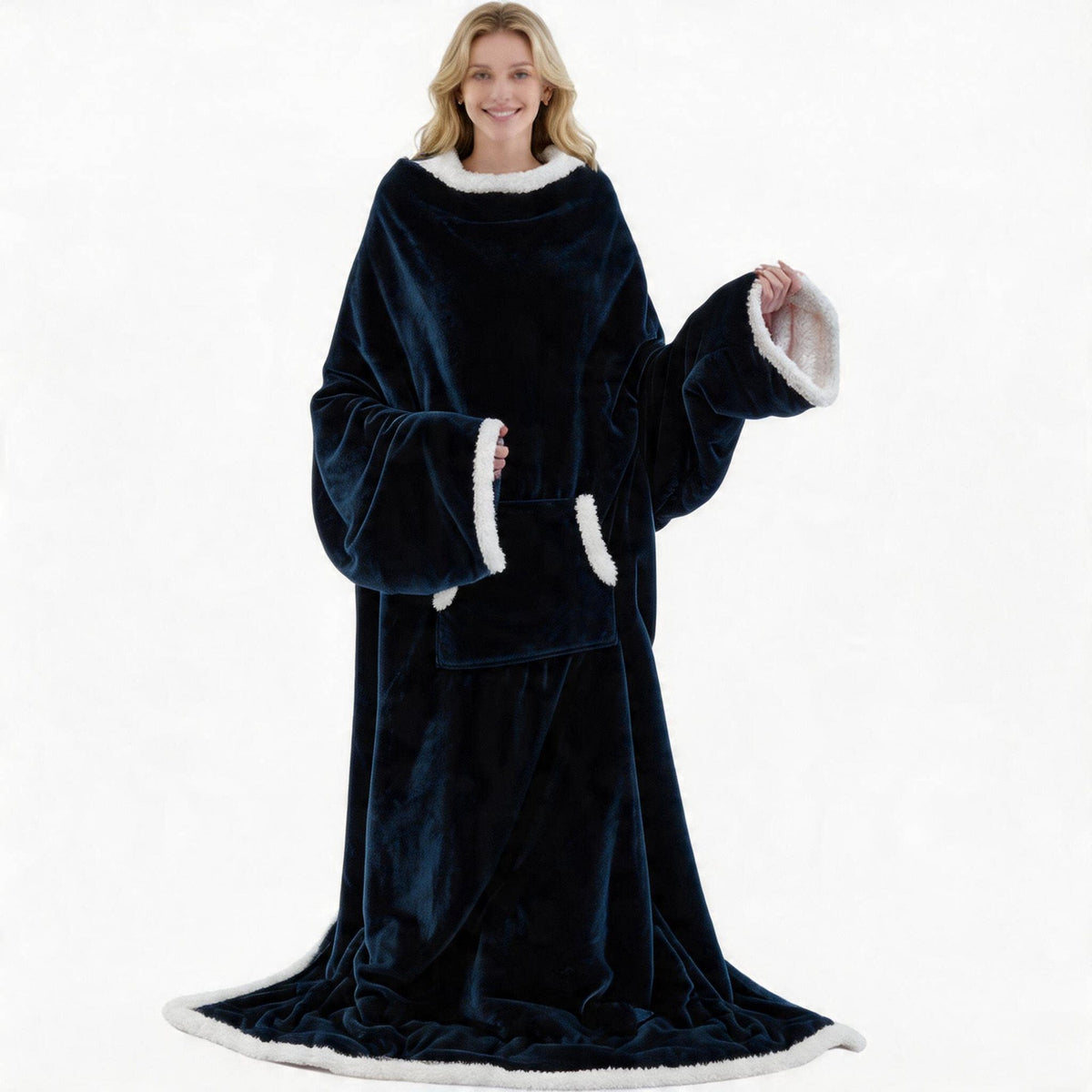Wearable electric heating blanket
