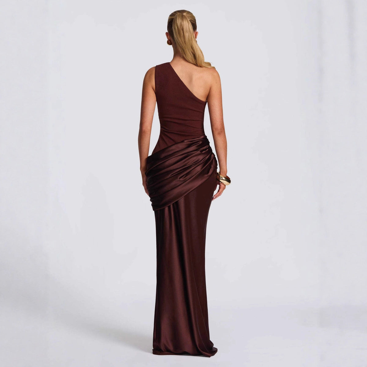 Retro Drapey Slim Fit Dress