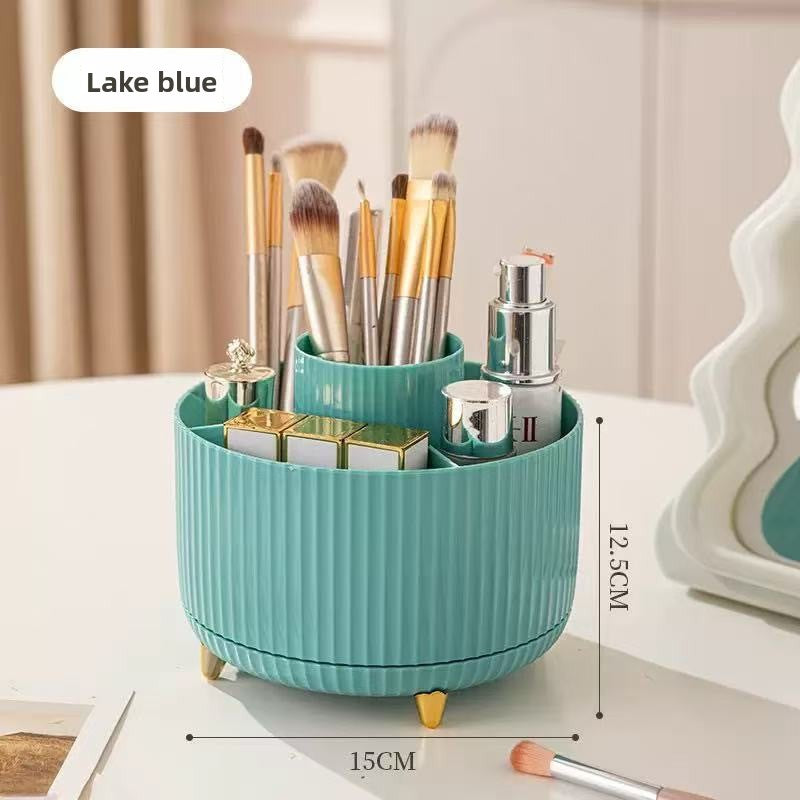 Desktop Rotary Cosmetic Brush Storage Cylinder Cosmetic Rack