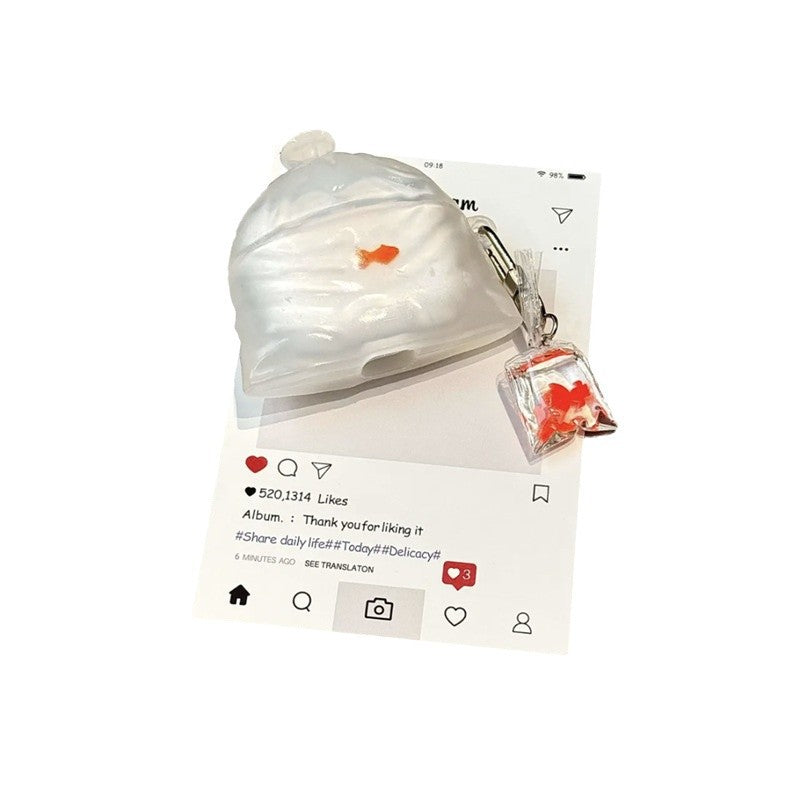 Creative Goldfish Silicone AirPods Case