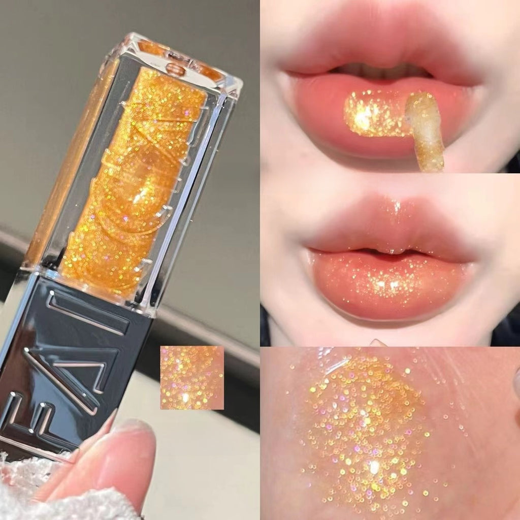 Shimmering Diamond Pearlescent Lip Gloss
