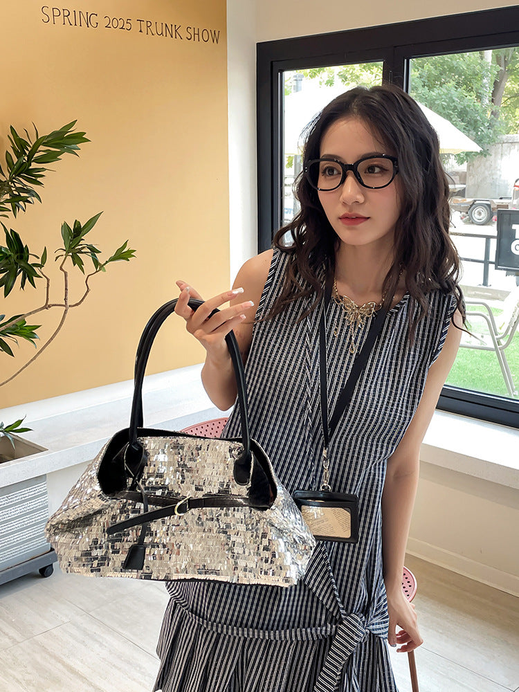 Korean Style Straw Shoulder Bag