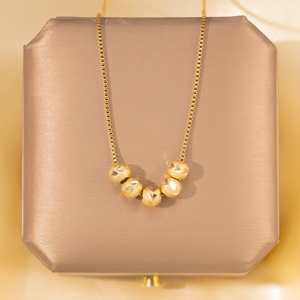 Minimalist Titanium Steel Clavicle Necklace