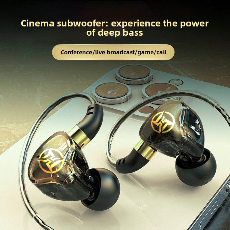Effime Sports Wired In-Ear Headphones with Bass