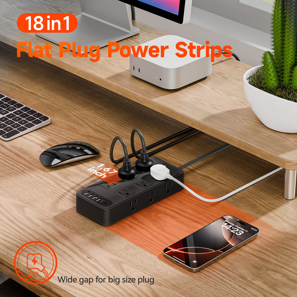 American Standard 6-USB Type-C port multi-functional extension cable