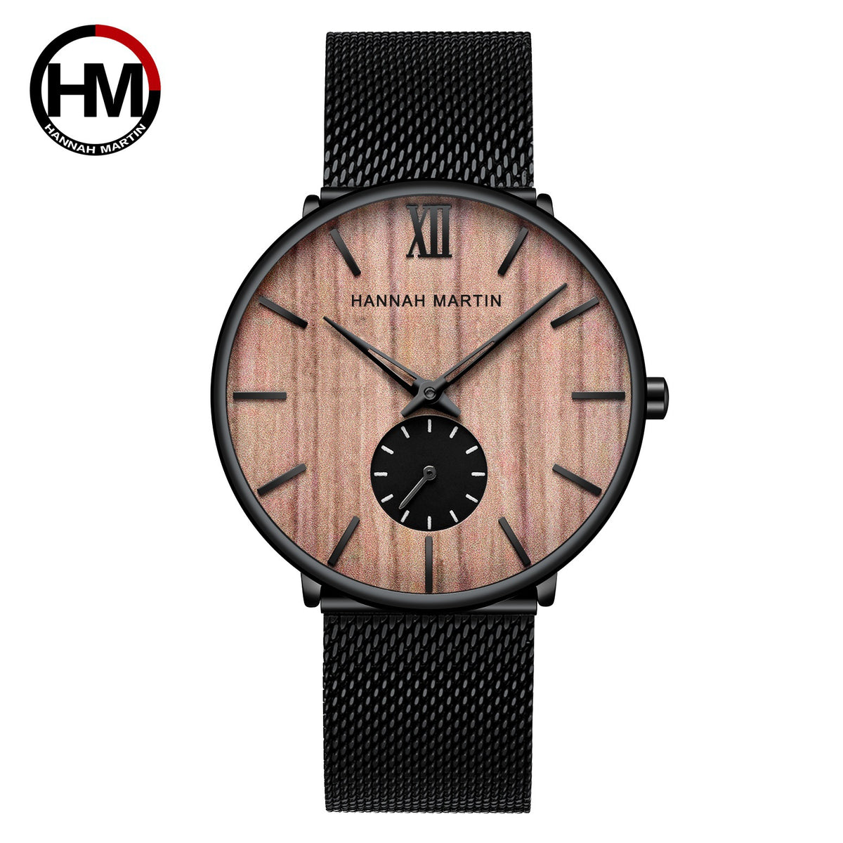 Men's Natural Wood Dial Quartz Watch