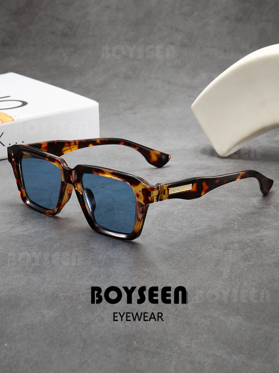 Retro Square Oversized Sunglasses for Men