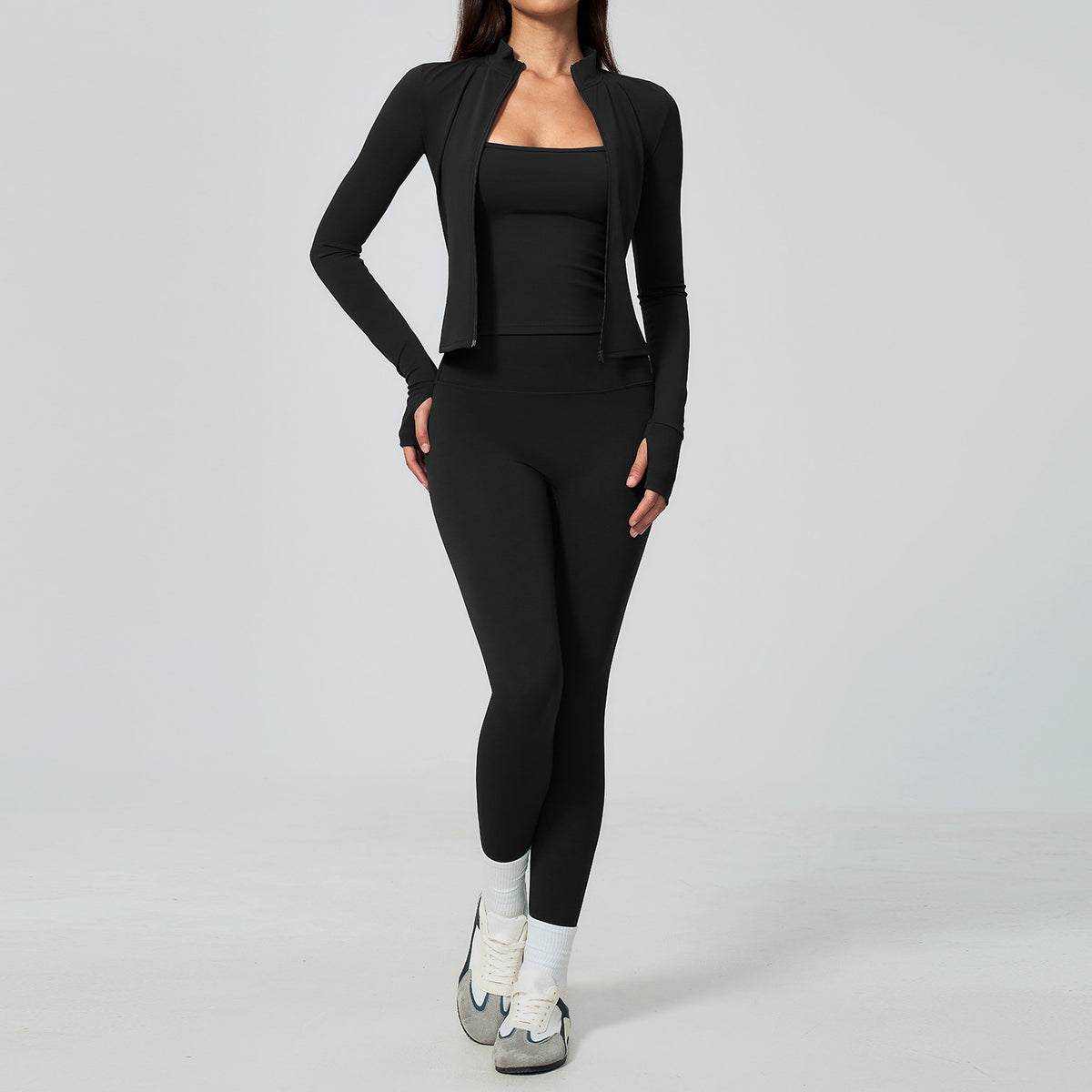 Breathable and slimming yoga wear set